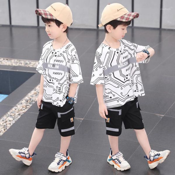 clothing sets children boy reflective tracksuit summer set casual sports suits teen shirt pants clothes for boys 12 14 years, White
clothing sets children boy reflective tracksuit summer set casual sports suits teen shirt pants clothes for boys 12 14 years, White