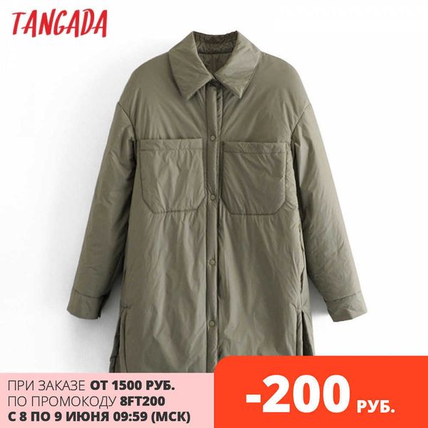 tangada women thin long parkas coats loose buttons long sleeves pocket ladies elegant coat qn20 210609, Black;brown
tangada women thin long parkas coats loose buttons long sleeves pocket ladies elegant coat qn20 210609, Black;brown