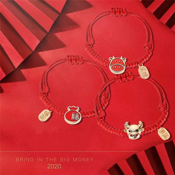 charm bracelets fashion cute zodiac cow adjueable bracelet braided for women lucky red rope chain make fortune jewelry friend gift, Golden;silver
charm bracelets fashion cute zodiac cow adjueable bracelet braided for women lucky red rope chain make fortune jewelry friend gift, Golden;silver