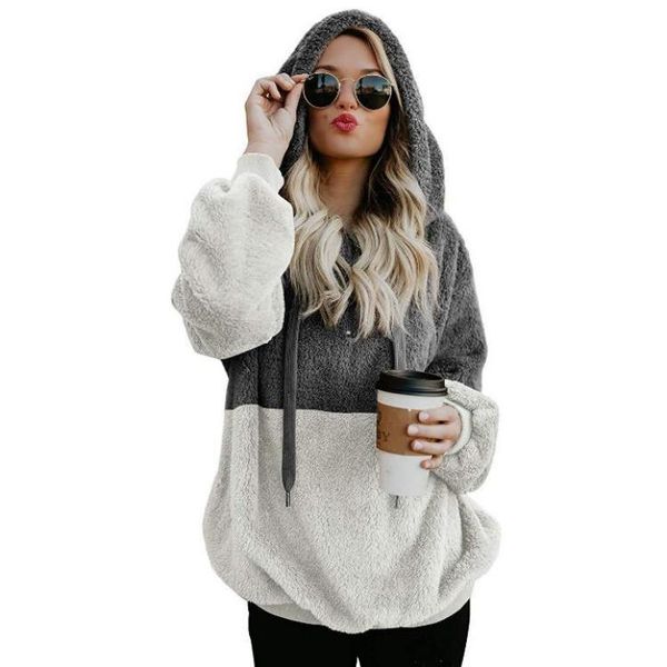 women's hoodies & sweatshirts stitching clothes rope up velvet jackets oversized sweatshirt for teens hoodie, Black
women's hoodies & sweatshirts stitching clothes rope up velvet jackets oversized sweatshirt for teens hoodie, Black