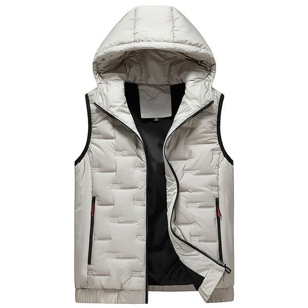 winter men vest coat hooded sleeveless jacket thick warm gilet male casual windbreaker vests plus size 8xl 211111, Black;white
winter men vest coat hooded sleeveless jacket thick warm gilet male casual windbreaker vests plus size 8xl 211111, Black;white