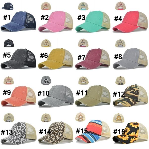 criss cross ponytail hats woman washed mesh messy bun sunflower leopard baseball cap cyz3020, Blue;gray
criss cross ponytail hats woman washed mesh messy bun sunflower leopard baseball cap cyz3020, Blue;gray