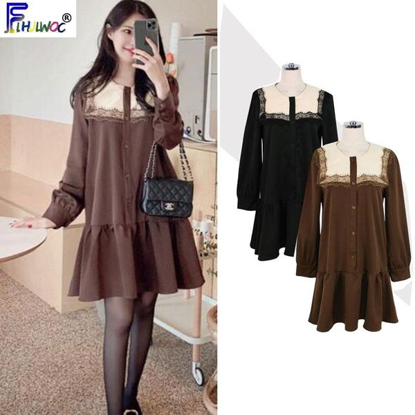 casual dresses year date button shirt s japanese preppy girls cute sweet patchwork black lace ruffled mini dress 11025, Black;gray
casual dresses year date button shirt s japanese preppy girls cute sweet patchwork black lace ruffled mini dress 11025, Black;gray