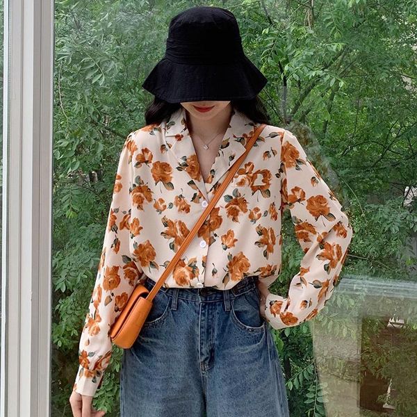 fashion flower blouse sweet casual loose women girl's blouses 2021 spring chiffon lantern sleeve shirts blusas mujer women's &, White
fashion flower blouse sweet casual loose women girl's blouses 2021 spring chiffon lantern sleeve shirts blusas mujer women's &, White