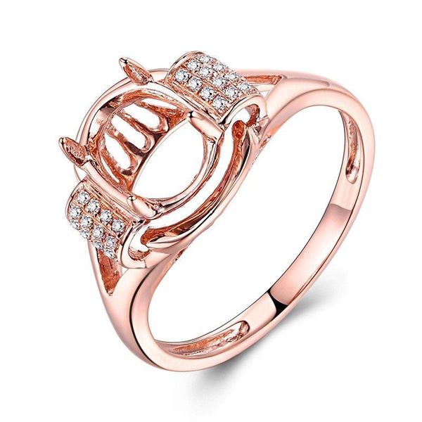 cluster rings helon 9x7mm oval cut solid 10k rose gold pave genuine natural diamonds unique fine jewelry engagement wedding semi mount ring, Golden;silver
cluster rings helon 9x7mm oval cut solid 10k rose gold pave genuine natural diamonds unique fine jewelry engagement wedding semi mount ring, Golden;silver
