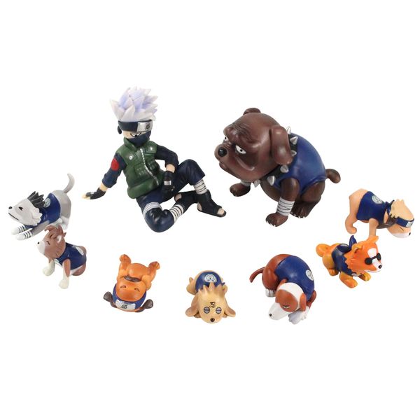 9pcs/Set 2-7cm Naruto Shippuden Anime Hatake kakashi Kawaii Cute Cartoon Animals Pet Dog PVC Action Figure Mini Model Toys Gift
9pcs/Set 2-7cm Naruto Shippuden Anime Hatake kakashi Kawaii Cute Cartoon Animals Pet Dog PVC Action Figure Mini Model Toys Gift
