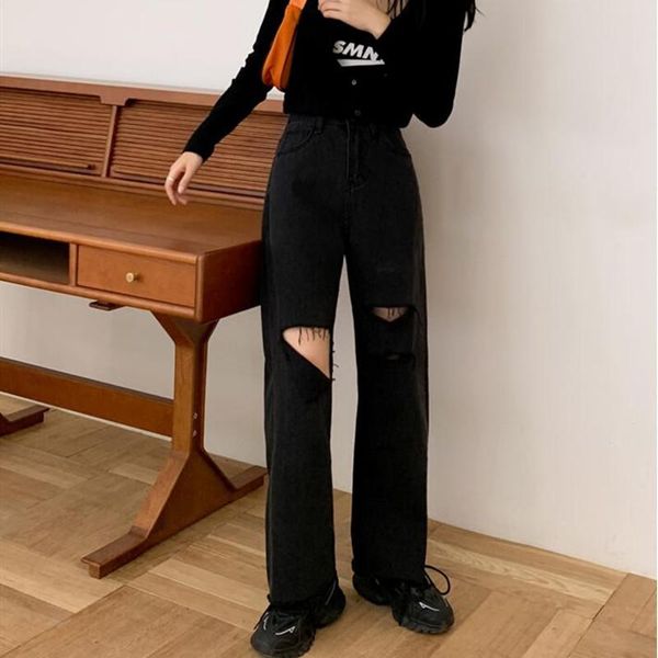 women's jeans woman ripped high waist clothes wide leg denim clothing streetwear vintage quality 2021 fashion harajuku straight pants, Blue
women's jeans woman ripped high waist clothes wide leg denim clothing streetwear vintage quality 2021 fashion harajuku straight pants, Blue