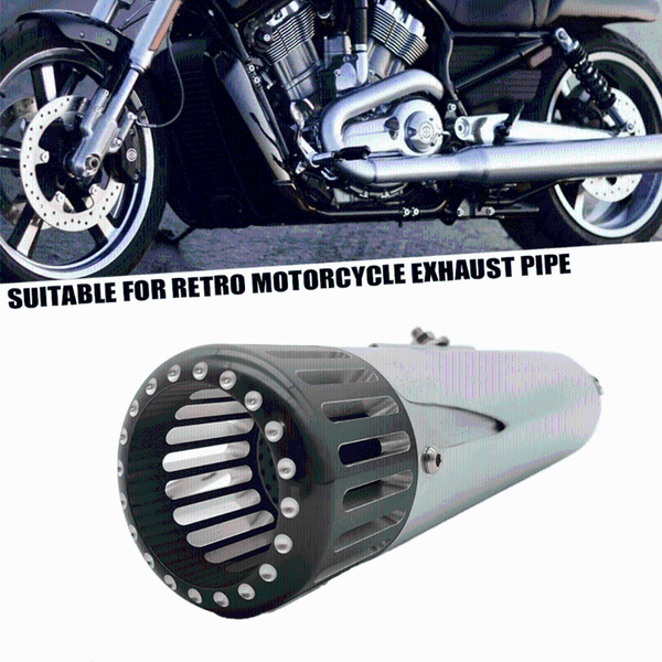 chrome retro modified universal exhaust pipe motorcycles racer loud sound straight cut for 1-3/8", 1-1/2", 1-5/8" and 1-3/4&q
chrome retro modified universal exhaust pipe motorcycles racer loud sound straight cut for 1-3/8", 1-1/2", 1-5/8" and 1-3/4&q