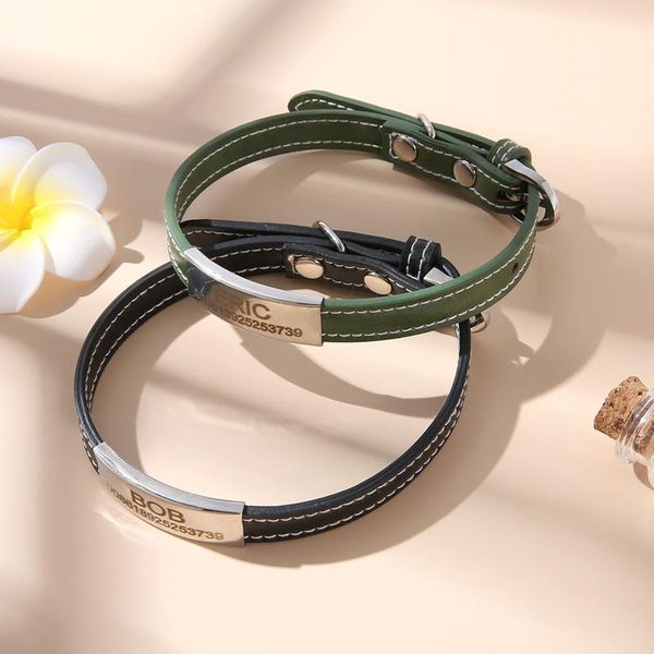 dog collars & leashes adjustable personalized collar stainless steel nameplate pet leather puppy id name custom engraved supplies
dog collars & leashes adjustable personalized collar stainless steel nameplate pet leather puppy id name custom engraved supplies