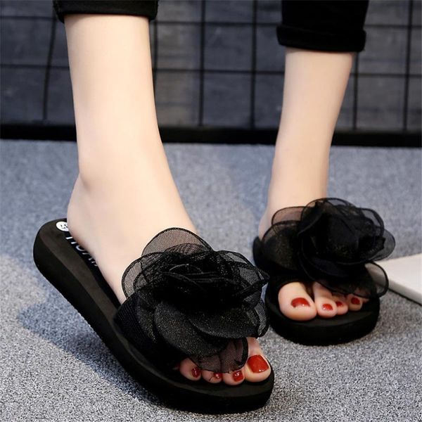 slippers women fashion summer high heel flower beach flip flops slipper wedge platform wedges shoes sandals hor3, Black
slippers women fashion summer high heel flower beach flip flops slipper wedge platform wedges shoes sandals hor3, Black