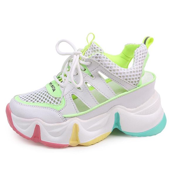 dress shoes summer cut out mesh comfort platform sneakers women sandals 8.5cm high heels gladiator wedges woman chunky casual, Black
dress shoes summer cut out mesh comfort platform sneakers women sandals 8.5cm high heels gladiator wedges woman chunky casual, Black