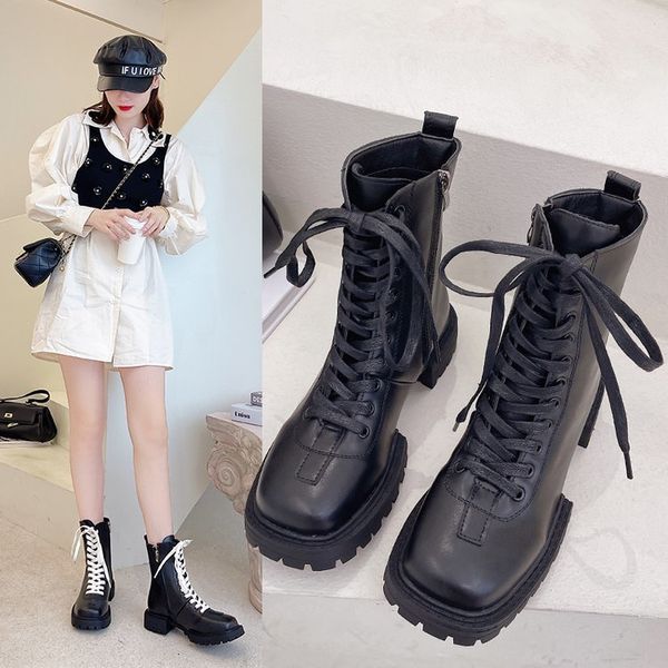 boots rock shoes ladies calf boots medium-sized luxury designer heels down short toe gvk7, Black
boots rock shoes ladies calf boots medium-sized luxury designer heels down short toe gvk7, Black