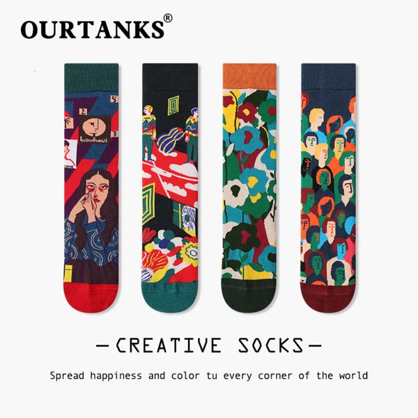 moxiao autumn and winter head couple medium tube cartoon socks personality trendy women's, Black;white
moxiao autumn and winter head couple medium tube cartoon socks personality trendy women's, Black;white
