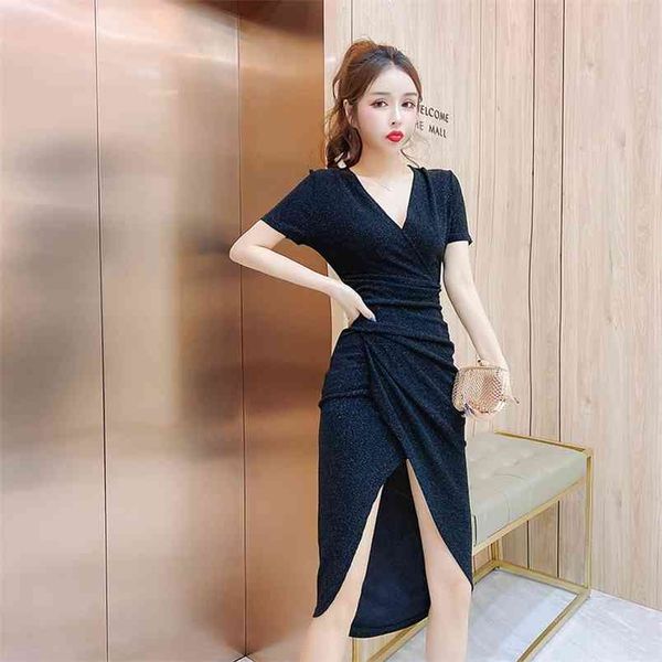 women's dress summer v-neck short-sleeved slim fit bag hips thin and split solid temperament ml892 210506, Black;gray
women's dress summer v-neck short-sleeved slim fit bag hips thin and split solid temperament ml892 210506, Black;gray