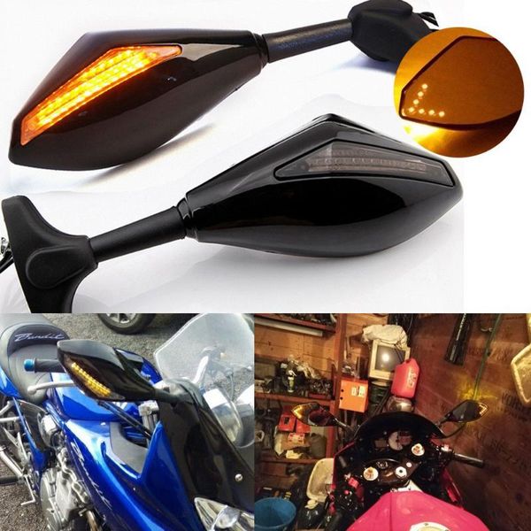 motorcycle mirrors universal indicator 10mm rear view side integrated led turn signals fit for street bikes cruiser scooters
motorcycle mirrors universal indicator 10mm rear view side integrated led turn signals fit for street bikes cruiser scooters