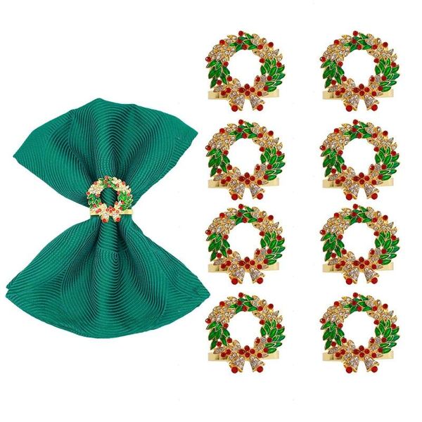 napkin rings set of 8 ring wreath holder for xmas, thanksgiving, wedding, holiday party table decoration
napkin rings set of 8 ring wreath holder for xmas, thanksgiving, wedding, holiday party table decoration