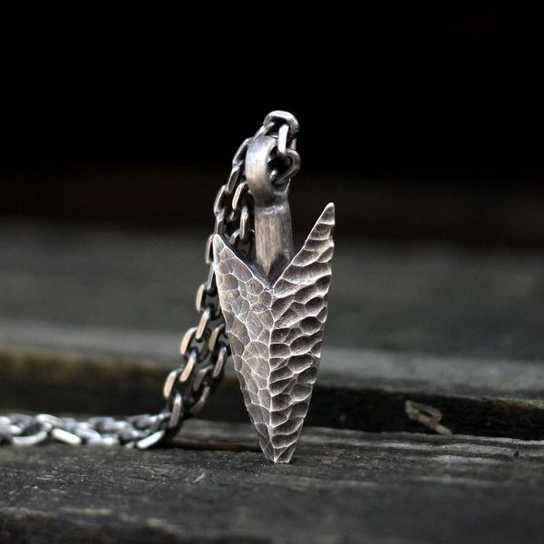 pendant necklaces european and american fashion retro creative spear necklace men's punk goth hip hop locomotive, Silver
pendant necklaces european and american fashion retro creative spear necklace men's punk goth hip hop locomotive, Silver