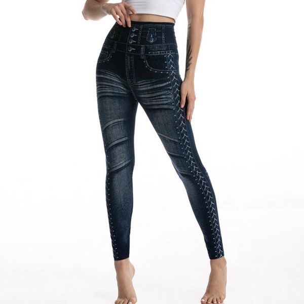 women's leggings monerffi plus size high waist faux denim jean slim elastic seamless skinny pencil pant female workout running, Black
women's leggings monerffi plus size high waist faux denim jean slim elastic seamless skinny pencil pant female workout running, Black