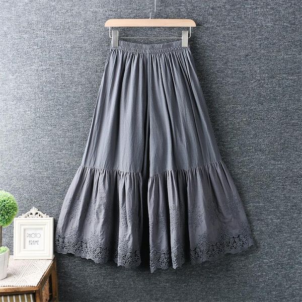 women's pants & capris 2021 spring women mori girl fresh waist cotton linen loose lace embroidered wide-leg, Black;white
women's pants & capris 2021 spring women mori girl fresh waist cotton linen loose lace embroidered wide-leg, Black;white
