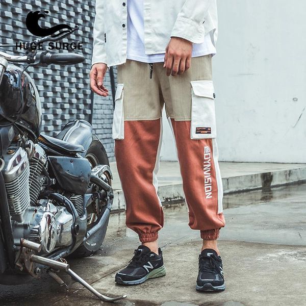 men's pants huge surge hip hop loose cargo street fashion bf sports with multiple pockets and cotton trousers cuffed joggers, Black
men's pants huge surge hip hop loose cargo street fashion bf sports with multiple pockets and cotton trousers cuffed joggers, Black