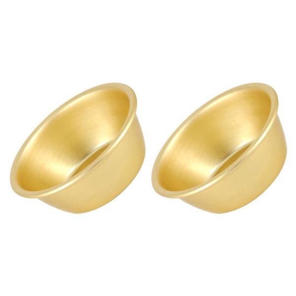 bowls 2 pcs korean style aluminum simple without handle (golden) 
bowls 2 pcs korean style aluminum simple without handle (golden)