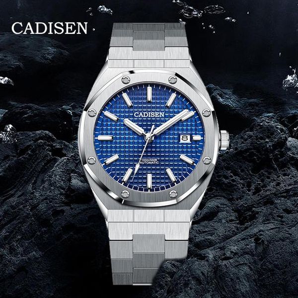 wristwatches cadisen design 42 millimeter oak automatic men's watches luxury business nh35a mechanical men watch 100m waterproof reloj, Slivery;brown
wristwatches cadisen design 42 millimeter oak automatic men's watches luxury business nh35a mechanical men watch 100m waterproof reloj, Slivery;brown