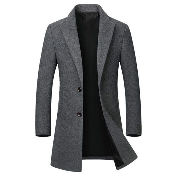 men's suits & blazers 2021 high-quality men's winter wool jacket size large m-4xl casual fine trench coat hombre, White;black
men's suits & blazers 2021 high-quality men's winter wool jacket size large m-4xl casual fine trench coat hombre, White;black