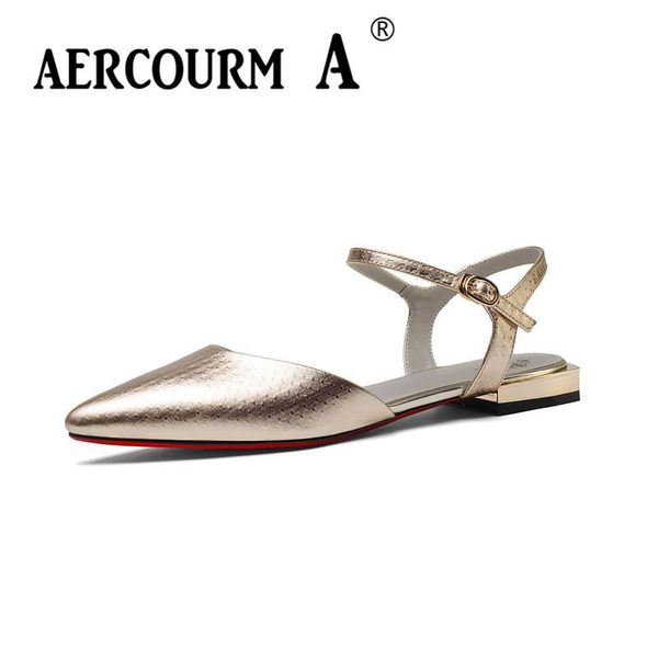 aercourm a women flat genuine leather sandals low heel lady buckle strap summer shoes grils casual silver golden, Black
aercourm a women flat genuine leather sandals low heel lady buckle strap summer shoes grils casual silver golden, Black
