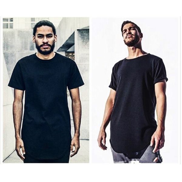 male longline mens clothes tee curved shirts hem hip hop t-shirt urban kpop extended t shirt plain, White;black 
male longline mens clothes tee curved shirts hem hip hop t-shirt urban kpop extended t shirt plain, White;black