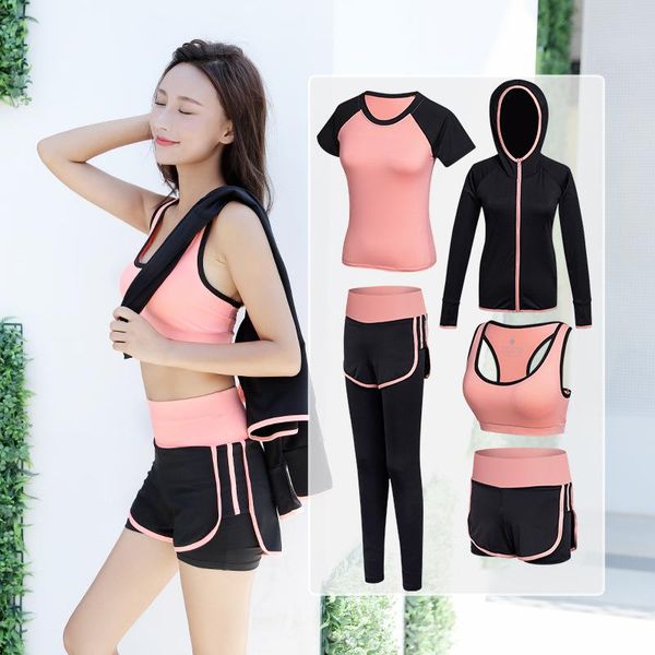 yoga outfit suit for women's summer quick-dry five pieces exercise clothing slimming sport set woman's running fitness gym shorts
yoga outfit suit for women's summer quick-dry five pieces exercise clothing slimming sport set woman's running fitness gym shorts