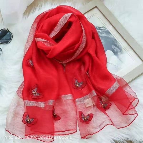 korean scarf women's thin shawl butterfly silk spring and autumn personalized fashion foreign style versatile, Blue;black
korean scarf women's thin shawl butterfly silk spring and autumn personalized fashion foreign style versatile, Blue;black