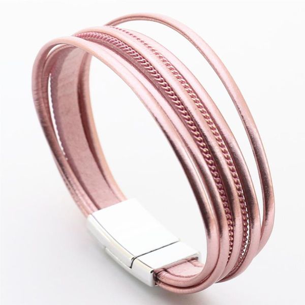 charm bracelets pink blue multilayer chain handmade leather women fashion girls bangle female jewelry design, Golden;silver
charm bracelets pink blue multilayer chain handmade leather women fashion girls bangle female jewelry design, Golden;silver