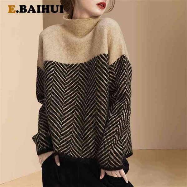 ebaihui autumn spring knitting turtleneck pullovers loose sweater multi color bottoming long sleeve minimalism 210922, White;black
ebaihui autumn spring knitting turtleneck pullovers loose sweater multi color bottoming long sleeve minimalism 210922, White;black