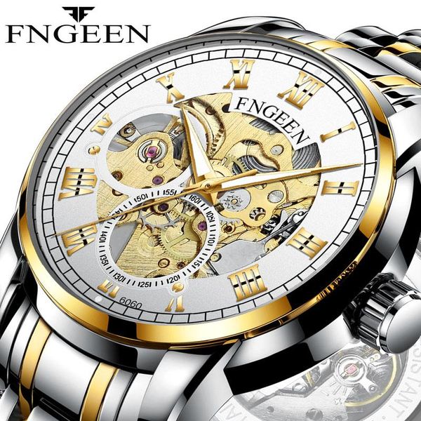 wristwatches relogio masculino 2021 brand men mechanical watch automatic fashion luxury stainless steel male clock drop, Slivery;brown
wristwatches relogio masculino 2021 brand men mechanical watch automatic fashion luxury stainless steel male clock drop, Slivery;brown