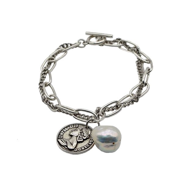 exclusieve aanbevolen armband grote barokke parel 925 zilveren vintage sieraden munt hanger dames, Golden;silver
exclusieve aanbevolen armband grote barokke parel 925 zilveren vintage sieraden munt hanger dames, Golden;silver