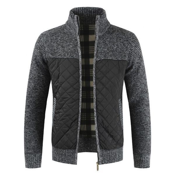 casual mens stand collar jacket autumn zipper thicken mens knitted sweater pocket slim cardigan mens daily business cardigan, White;black
casual mens stand collar jacket autumn zipper thicken mens knitted sweater pocket slim cardigan mens daily business cardigan, White;black