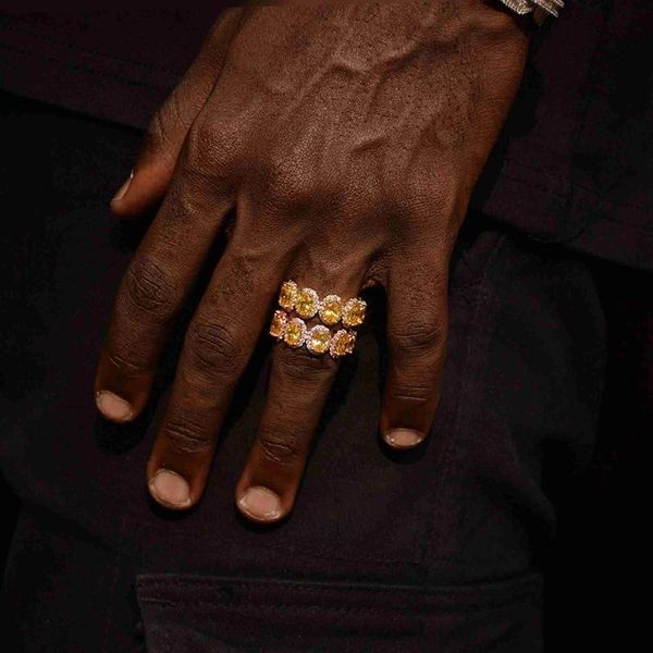 cluster rings bling gold yellow cz ring oval big cubic zirconia engagement band iced out hip hop cool finger women men us size 8 9 10, Golden;silver
cluster rings bling gold yellow cz ring oval big cubic zirconia engagement band iced out hip hop cool finger women men us size 8 9 10, Golden;silver