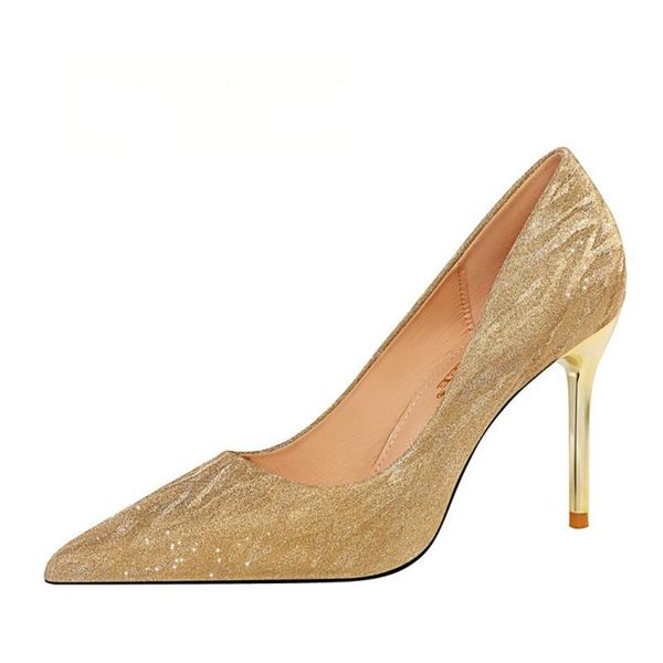 dress shoes 2021 net red wild girl annual party banquet single silver pointed high heel women's boutique collocation, Black
dress shoes 2021 net red wild girl annual party banquet single silver pointed high heel women's boutique collocation, Black
