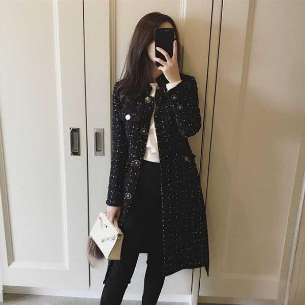 women's wool & blends black woolen coat autumn and winter slim korean version was thin small mid-length trend
women's wool & blends black woolen coat autumn and winter slim korean version was thin small mid-length trend