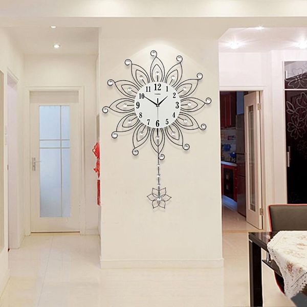metal pendulum wall clock golden modern design stickers nordic reloj de pared klok living room decor clocks
metal pendulum wall clock golden modern design stickers nordic reloj de pared klok living room decor clocks
