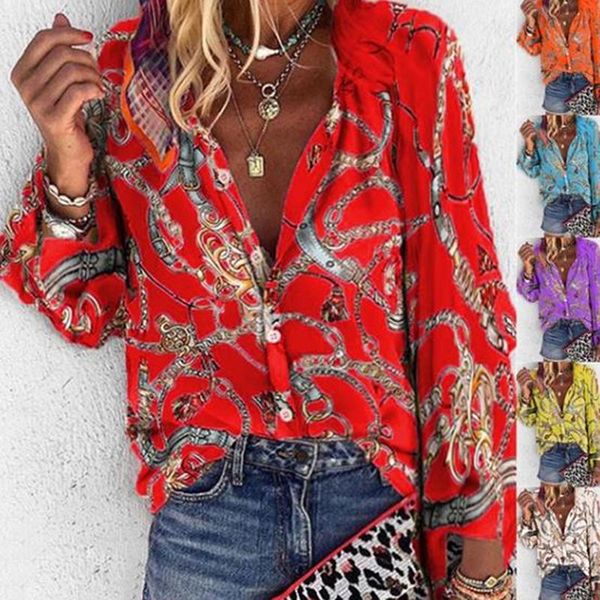 print shirts and blouses long sleeve spring autumn for women stand collar plus size chemise femme ladies women's &, White
print shirts and blouses long sleeve spring autumn for women stand collar plus size chemise femme ladies women's &, White