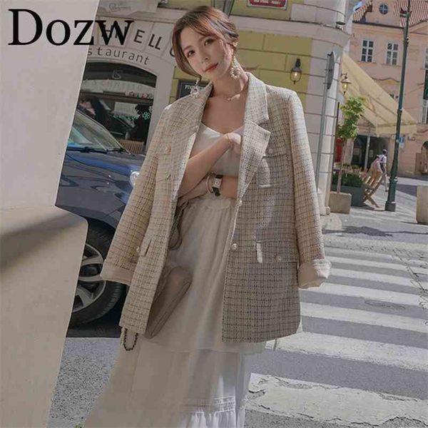 autumn spring plaid blazer women elegant lace up full sleeve work jacket notched collar outerwear retro button lattice suit 210515, White;black
autumn spring plaid blazer women elegant lace up full sleeve work jacket notched collar outerwear retro button lattice suit 210515, White;black