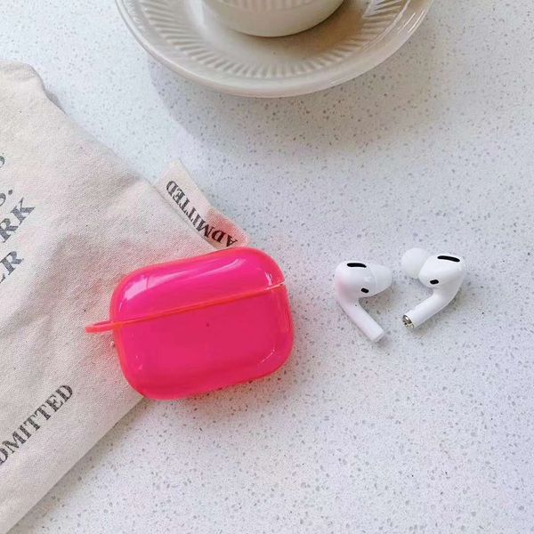 fluorescence color earphone cover for apple airpods pro 3 air pods 2 soft silicone fancy case clear tpu accessories
fluorescence color earphone cover for apple airpods pro 3 air pods 2 soft silicone fancy case clear tpu accessories