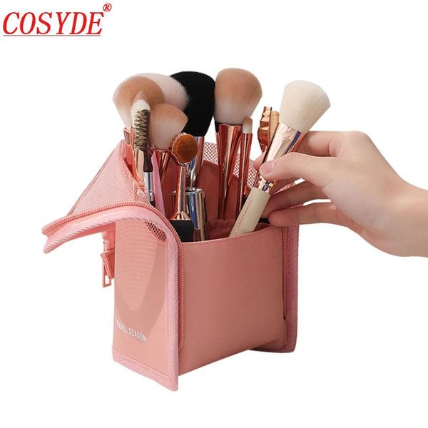 pink portable cosmetic bag half transparent woman makeup travel brushes make up storage bags multifunction mini pvc pouch & cases
pink portable cosmetic bag half transparent woman makeup travel brushes make up storage bags multifunction mini pvc pouch & cases