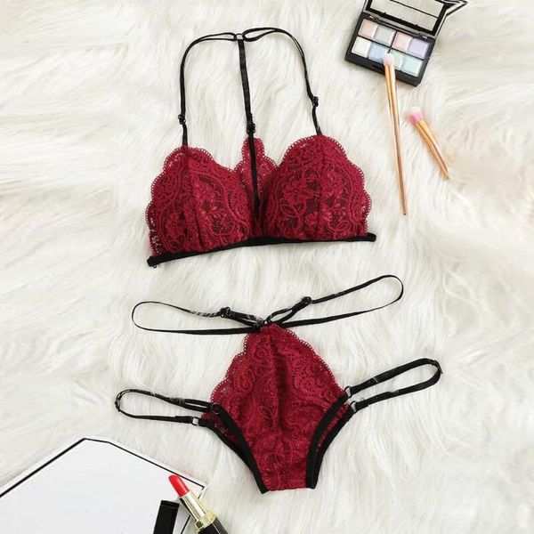 bras sets floral lace lingerie bra+g-string thong set babydoll sleepwear piyama mujer lady erotic underwear ls*d, Red;black
bras sets floral lace lingerie bra+g-string thong set babydoll sleepwear piyama mujer lady erotic underwear ls*d, Red;black