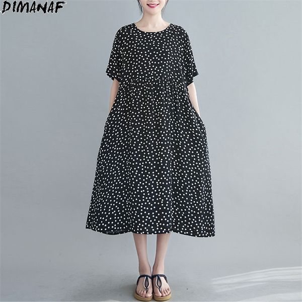 plus size women dress polka dot beach summer pockets sundress print linen black maxi loose casual 210531, Black;gray
plus size women dress polka dot beach summer pockets sundress print linen black maxi loose casual 210531, Black;gray