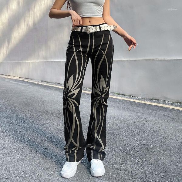 women's jeans fashion printed pants women straight contrasting color streetwear denim trousers lady black casual 2021 autumn, Blue
women's jeans fashion printed pants women straight contrasting color streetwear denim trousers lady black casual 2021 autumn, Blue