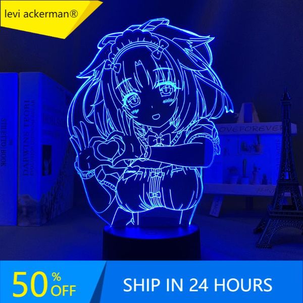 night lights anime nekopara cinnamon led light for bedroom decoration birthday gift nightlight mange waifu table 3d lamp
night lights anime nekopara cinnamon led light for bedroom decoration birthday gift nightlight mange waifu table 3d lamp