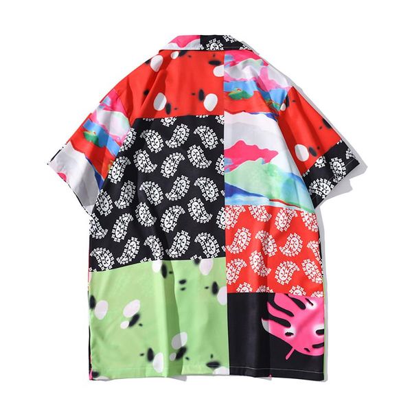 beach loose couple buttoned blouse cardigan printed short shirt chemise courte imprimée de plage ample 2021 men's casual shirts, White;black
beach loose couple buttoned blouse cardigan printed short shirt chemise courte imprimée de plage ample 2021 men's casual shirts, White;black