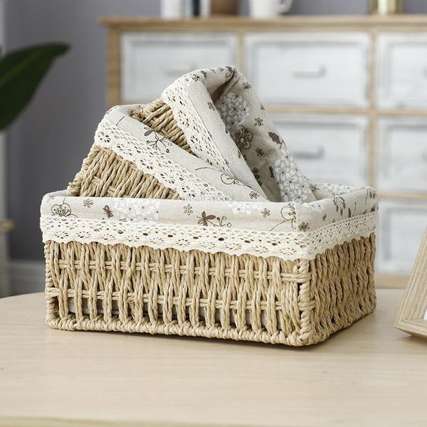 storage baskets handmade straw basket deskcosmetic box rattan pastoral jewelry
storage baskets handmade straw basket deskcosmetic box rattan pastoral jewelry